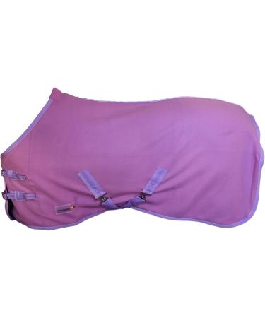 Buy RL24 Sweat Rug BASICLINE - Breathable Fleece Horse Blanket with Cross Strap Transport Blanket in Purple 125cm - Buy Online on SooperMarket.com
