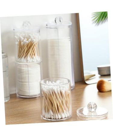 Box Cosmetic Cotton Pad Holder & Swab Storage Rack Groove Design for Organized Beauty Essentials - Buy Online on SooperMarket.com