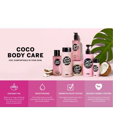 Victoria's Secret Pink Coco Smoothing Body Scrub - Coconut Oil Infused - Buy Online on SooperMarket.com