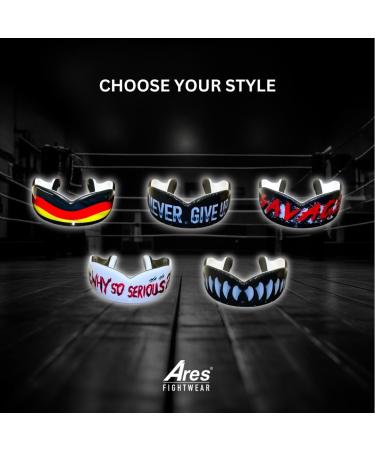 Ares Fightwear Premium Mouthguard - Top Quality Boxing & MMA Protection for Athletes | Ideal Fit with Storage Box - Buy Online on SooperMarket.com