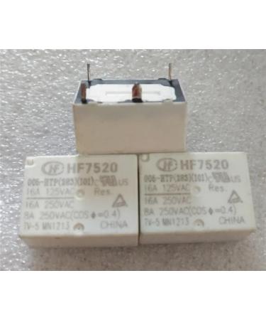 10PCS Relay HF7520 005-HTP HF7520 012-HTP HF7520 024-HTP HF7520-012-HTP HF7520-009-HTP HF7520 012 HTP 4PIN 16A 9V 12V (Size : HF7520-009-HTP)
