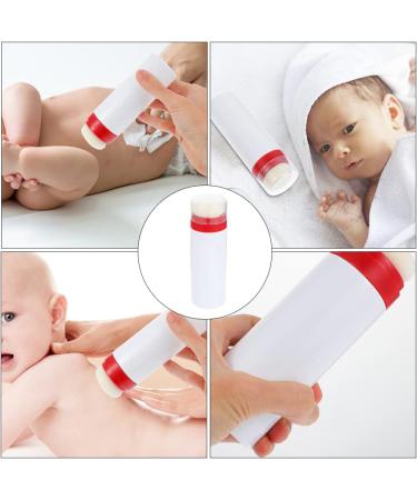 2pcs Portable Baby Talcum Powder Puff Dispenser Bottle - Mini Cosmetic Glitter Jar for Home & Travel - Buy Online on SooperMarket.com