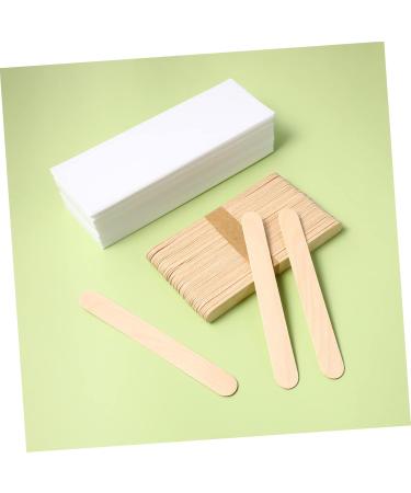 Magiclulu Wax Bars - 400 PCS Hair Removal Wax Paper & Pencil Wax Stick for Soft Wax Wooden Wax Body - International Shipping Available - Buy Online on SooperMarket.com