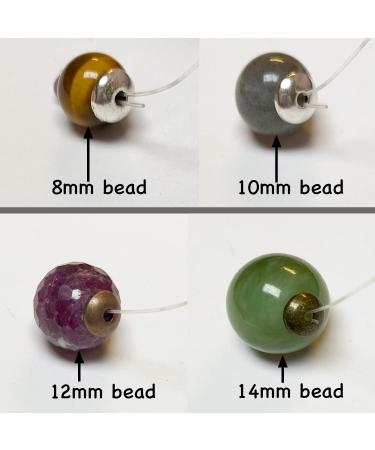 Smooth Copper Tiny Bead Caps Findings for 8mm and 10mm Round Beads - Heather's CF Jewelry Making - Buy Online on SooperMarket.com