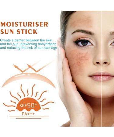Sunscreen Sun Stick Sunscreen Stick Sunstick Protection Bar Sunscreen SPF 50+ Sun Cream Stick SPF 50 Ultra Light UV Protetion Suncream Long Lasting Sunscreen Easy Use Ideal for All Skin Types 20g - Buy Online on SooperMarket.com