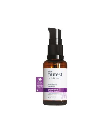 The Purest Solutions Vita-A Rejuvenating Retinol Serum (1% Retinol + Ceramide) - Promote Skin Hydration - Reduce Wrinkles Fine Lines and Signs of Aging - Vegan | Cruelty Free (1 fl. oz)
