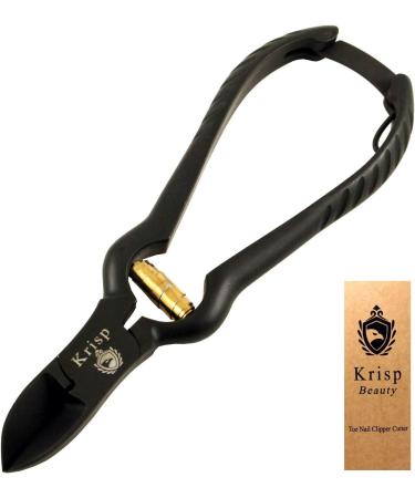 Toenail Clippers for Thick Ingrown Toenails - Professional Stainless Steel Heavy Duty Fingernails Clippers Cutter Scissors Trimmer Seniors Nail Cutters Podiatrist Chiropodist Tool by Krisp Beauty