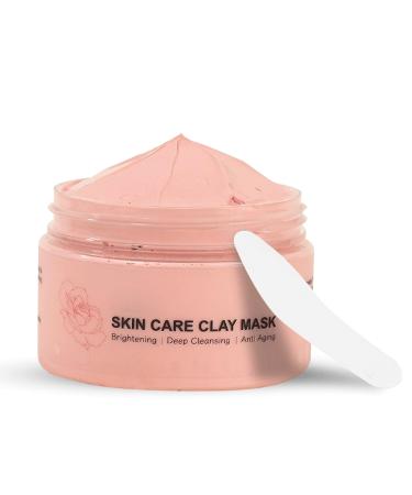 Dead Sea Mask Refining Pores Deep Cleansing Face Mask Skin Care Improve Blackheads Acne Dark Spots Even Skin Tone Face Mask Control Oil (Pink) Kurkuma