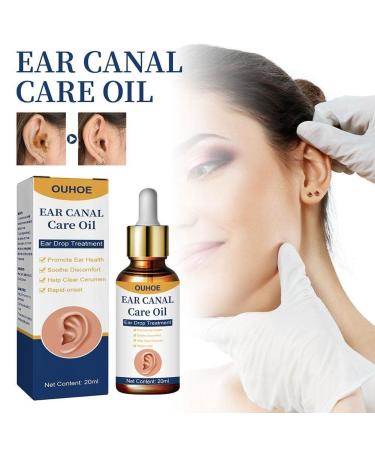 Ear Ringing Relief Drops 10ml - Treat Deafness, Tinnitus, Itching, and Earache - Natural Health Oil for Hearing Care - Buy Online on SooperMarket.com