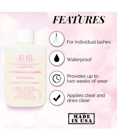 Ardell LashTite Clear Individual Lash Adhesive 2-Pack - 0.75 oz - Buy Online on SooperMarket.com