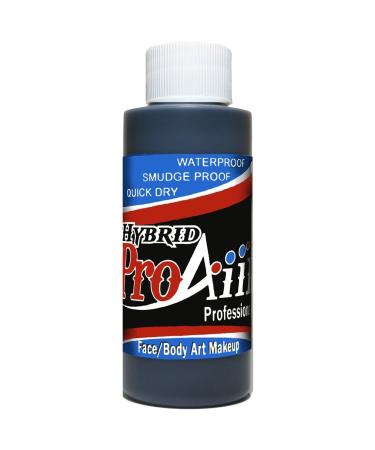 ProAiir Face and Body Painting Makeup - 2oz (60ml) Black