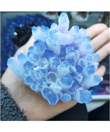 Blue Ghost Phantom Quartz Crystal Cluster Specimen Decoration Gift FZUGEDRLI - Buy Online on SooperMarket.com