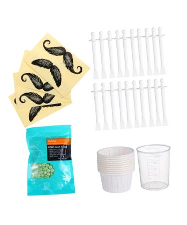 Frcolor 2 sets of nose hairstate set nose wax stick nose wax strips nose hair trimmer nose hair trimmer waxs spatula rod to remove nasal lax eyebrow-nose wax stick