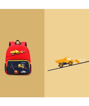 Willikiva Car Dinosaur Kids Toddler Backpack - Waterproof Preschool Bag for Boys and Girls - Buy Online on SooperMarket.com