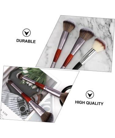 PLAFOPE 3pcs Double-ended Makeup Brush Cosmetic Supplies Cosmetic Brush Blush Brush Artificial Fiber - Buy Online on SooperMarket.com