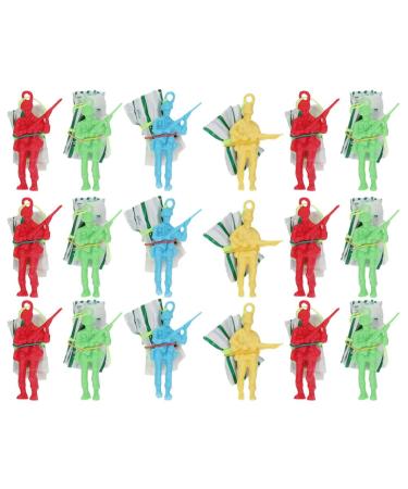 jojofuny 30 pieces parachute hand throwing soldier parachute mini parachute hunter vacation bag filler gifts sport for young girls party gifts