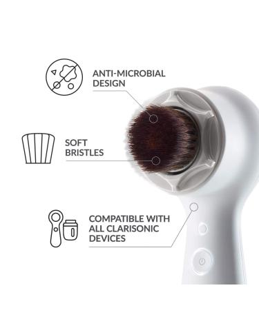 Clarisonic Sonic Foundation Makeup Brush Compatible with Mia 1, 2, Fit, Smart Profile, Alpha Fit X - 2 Pack - Buy Online on SooperMarket.com