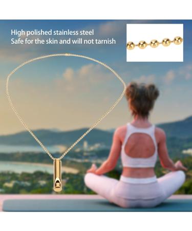 Anxiety Necklace Mindful Breathing Necklace Breathing Exercise Device for Meditation Relaxation Calming Down Slowing Breath Anxiety Relief Necklace for Anxiety Stress Panic Attack Relief(1#) - Buy Online on SooperMarket.com