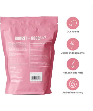 Honest + Good Pets UK's Beef Bone Broth + Pre-biotic | Coat & Digestion Gut Health | Dog & Cat Bone Broth | High in Type I & III Collagen & Fibre | 50 Servings 250g - Buy Online on SooperMarket.com
