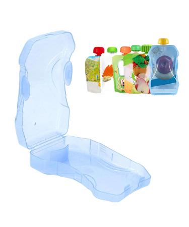Original Squeeze-Proof Food Bag Holder for Toddlers - Blue | International Shipping Available - Buy Online on SooperMarket.com