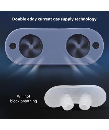 KUIKUI Electric Snore Nose Plug - Soft Silicone Vents for Men and Women, Blue - Improve Sleep Quality - Buy Online on SooperMarket.com