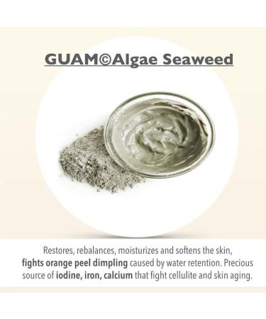 GUAM TUMMY & WAIST Stomach Wrap for Cellulite Reduction | Seaweed & Caffeine Anti Cellulite Lipo Wraps | Tighten Loose Belly Skin | Cellulite Remover Tummy Wrap for Flat Tummy | 1.1 LB - Buy Online on SooperMarket.com