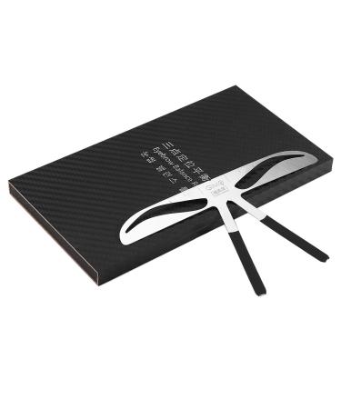 Ey brows Lineal eyebrow template practical DIY eyebrow shape stencil with scale eye bridal measurement tool semi permanent make -up accessories (4#)
