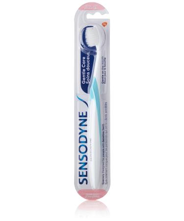 Sensodyne Gentle Care Toothbrush for Sensitive Teeth Extra Soft Bristles 1 Count (Packaging May Vary) Extra Soft 1 count (Pack of 1)