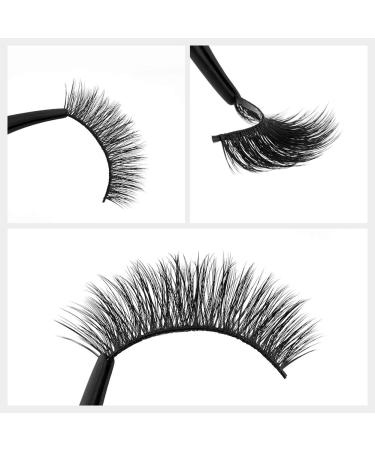 LASHVIEW 3D Faux Eyelashes - Natural Look Wispies, Soft & Reusable | 5 Pair Pack - Buy Online on SooperMarket.com