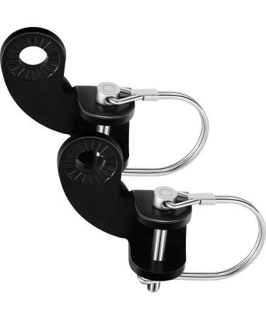 2 sets burley bicycle coupling bicycle trailer coupling attachment adapter angled replacement plug bike trailer coupling 12.2 mm compatible with burley pendant coupling