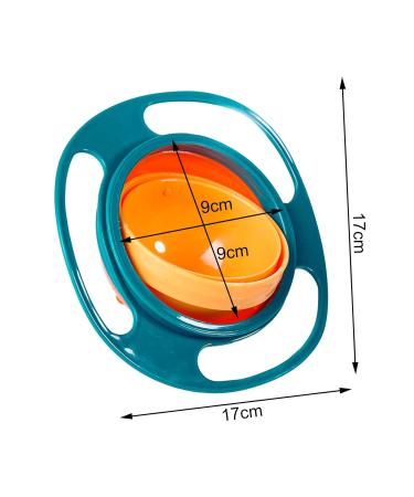 Magic Gyro Bowl for Babies - 360 Rotating Spill-Proof Feeding Bowl with Lid | Creative & Cute Design for 6+ Months - Buy Online on SooperMarket.com