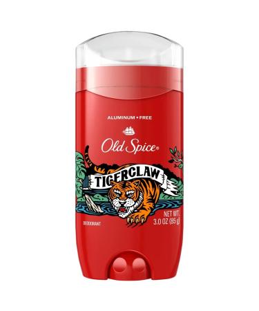Old Spice Tigerclaw Deodorant for Men 3 oz (Pack of 3)