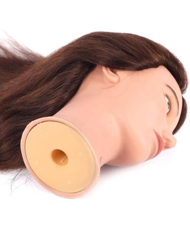 16 Inch Female Adjustable Tailor Puppet & Training Head Hazy Mannequin for Cosmetics & Hair Styling - Buy Online on SooperMarket.com