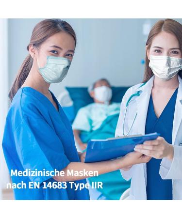Symtex 100 Pack Disposable 3-Layer Surgical Masks - Medically Approved Mouth & Nose Protection for International Shipping - Buy Online on SooperMarket.com