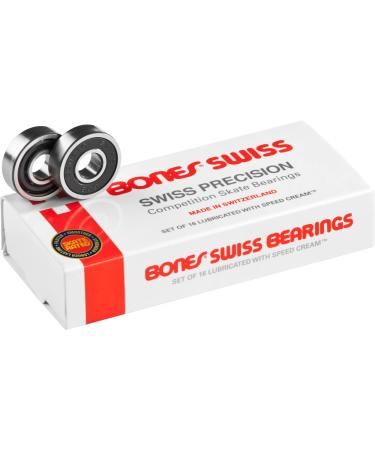 Bones Swiss Skate Bearings (7mm, 16 Pack) 1 7mm