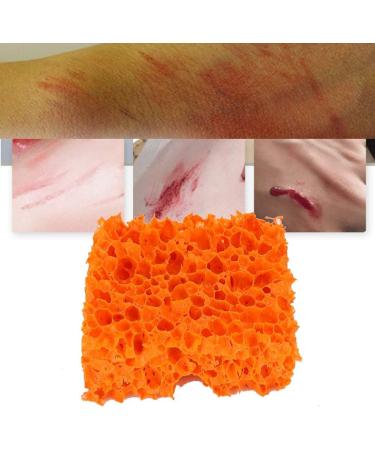 Verdant Touch Makeup Wound Sponge FX Blood Scar Stubble Effect Wound Makeup Stipple Sponge for Halloween Xmas (Large Hole) - Buy Online on SooperMarket.com