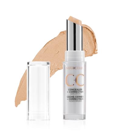 Marcelle CC Concealer + Corrector  Light to Medium  Hypoallergenic and Fragrance-Free  0.12 oz