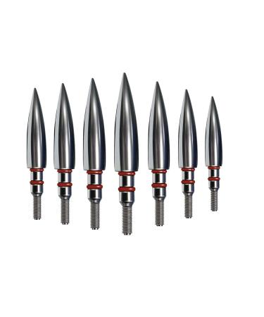 Field Point Arrows,Archery Points,100/125/150/200/250/300grain Archery Field Points,Field Tips, Top Hat Archery Points,Broadhead,12 Per Dozen 5/16 300grains