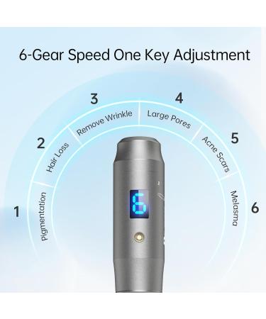 Dr.pen M8 Microneedling Pen Wireless Professional Micro Needling Pen Skin Care Tool Kit for Face and Body Auto Microneedling Device Set for Face 6 Speeds with 10 Nano Round Cartridges (UK Plug) - Buy Online on SooperMarket.com
