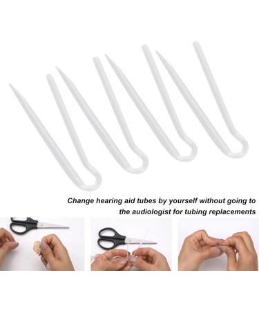 Pack of 10 Flexible Type R Hearing Aid Tubes - BTE Earmold Replacement Acoustic Tubes (3.1 x 2.0 mm) - Buy Online on SooperMarket.com