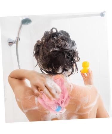 FRCOLOR Body Scrubber Set - 3pcs Ice Cream Bath Balls & Puff for Spa-Quality Cleansing | Perfect Loofah Cleaner & Bathing Sponge for All Skin Types - Buy Online on SooperMarket.com