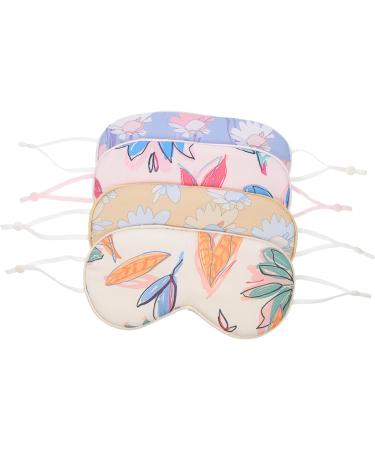 Silk Eye Sleeping Mask Set - 16 Pcs | Imitation Silk, Breathable Eye Mask Goggles for Adults | Eye Patch for Women | Silk Sleep Eye Masks for Nap and Relaxation - Buy Online on SooperMarket.com