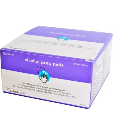 Curity Alcohol Prep Pad 2-Ply Medium (200 Count) - Part No. 5750 | 200 Per Box - Buy Online on SooperMarket.com