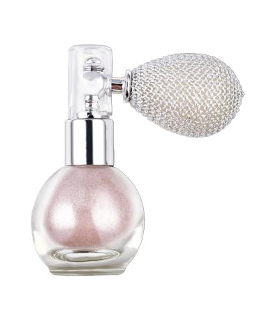 Body Glitter Spray Shimmering Spray Powder Sparkle Powder Body Glitter Face High Gloss Highlighter Loose Makeup for Women Hair Nails Makeup (Nude )