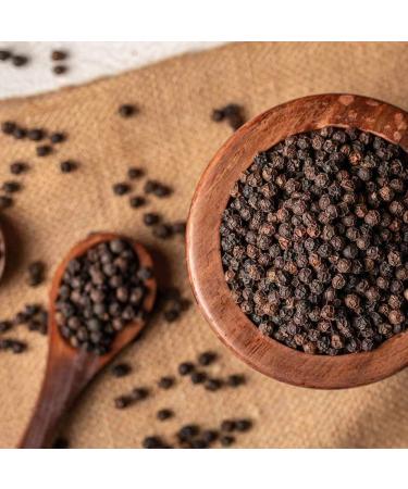 TRS Black Pepper Whole | 1KG | Whole Pepper | Gourmet Black Peppercorn | Peppercorns for Grinders |Ground Black Pepper |Indian Origin - Buy Online on SooperMarket.com
