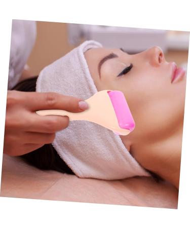 Massage Roller Face Massager | Ice Roller & Eye Cream Tool for Skin Care | Purple Facial Massage Stick 17x7.5x3cm - Buy Online on SooperMarket.com