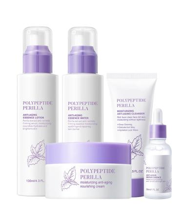 Skincare Gifts for Teenage Girls - Perilla Skincare Sets - Skin Care Sets & Kits with Facial cleanser Toner Lotion Essences Facial cream - Skincare Set for Cleaning Moisturising