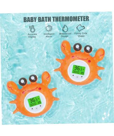 Digital Baby Bath Thermometer with LED Display - Infant Safety Room Temperature Warning - Floating Toy - Buy Online on SooperMarket.com