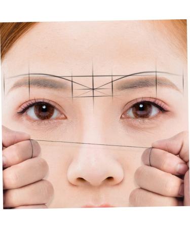 Baluue 2pcs Eyebrow Positioning Line Makeup Supplies Eyebrow Ruler Eyebrow Tools Digital Ruler Nylon - Buy Online on SooperMarket.com