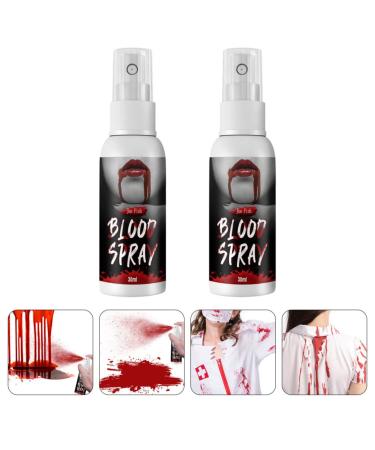 GANAZONO Halloween Party Supplies: 2PCS Fake Blood Spray for Clothes, Face & Eyes - Halloween Makeup Props Kit - Buy Online on SooperMarket.com